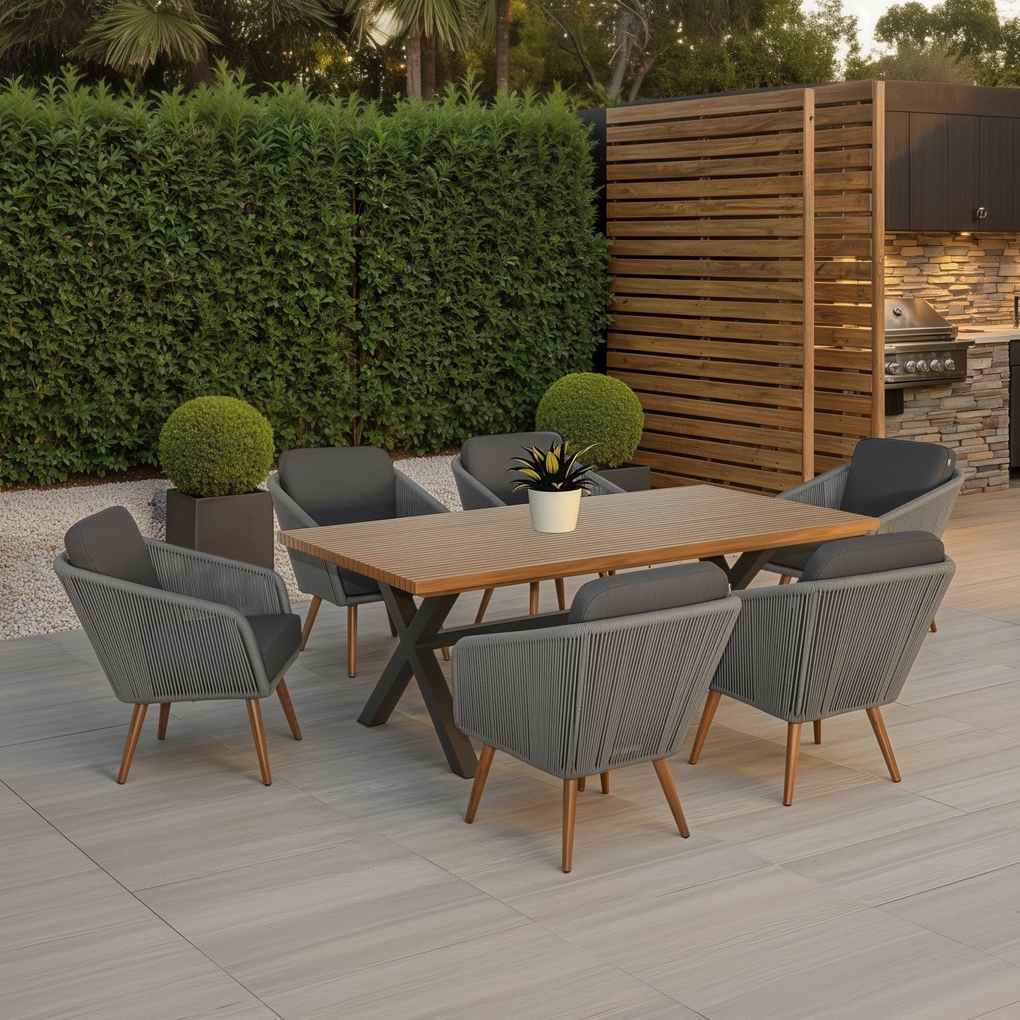 Hartman Etna 6 Seat Dining Set | R0003