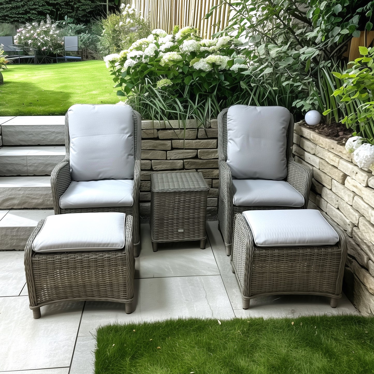 Hill & Dale Malton Duo Recliner Set - Brown | W0037
