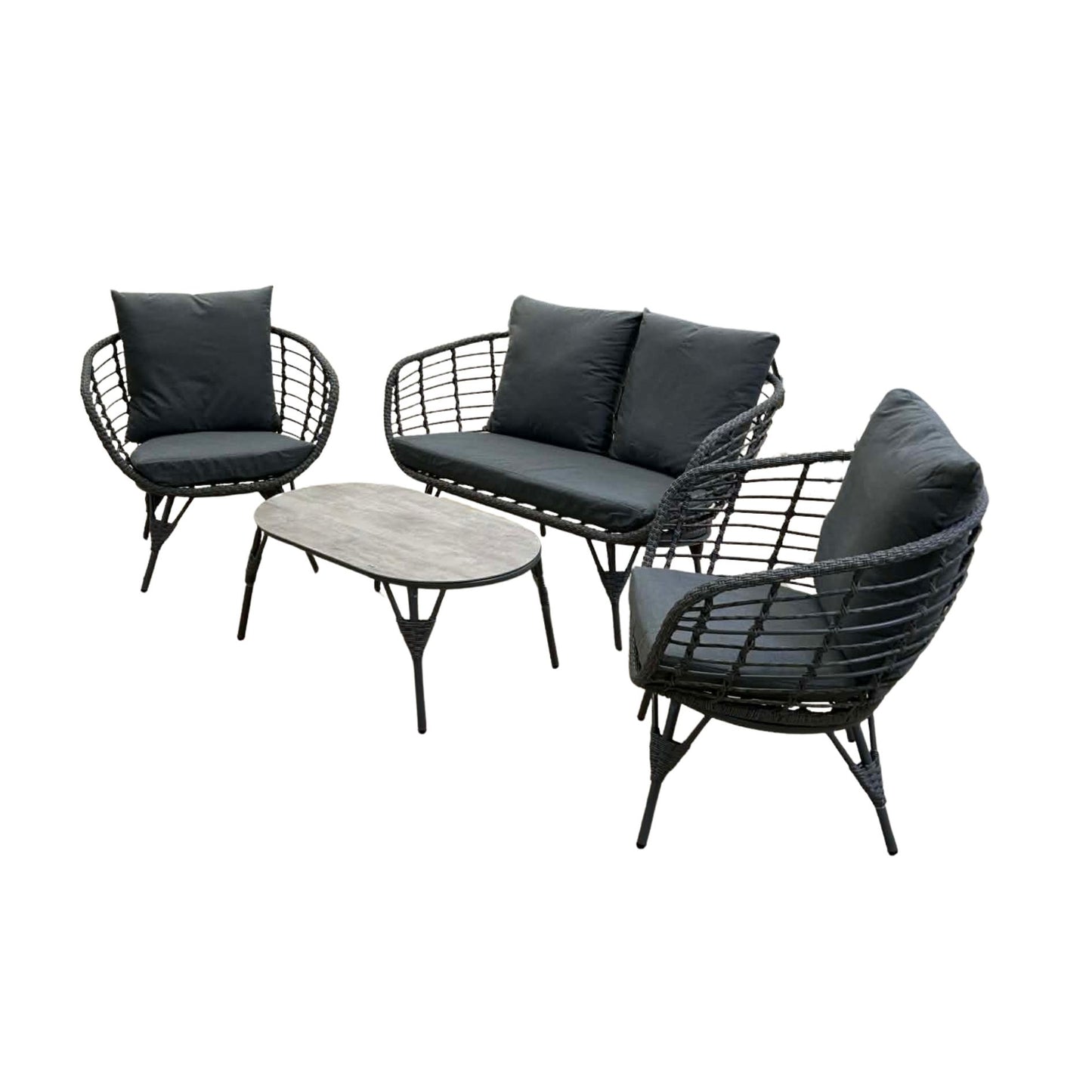 Kaemingk Evora Lounge Set - Grey | W0044