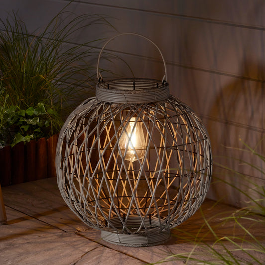 Large Orbis Solar Lantern - Slate