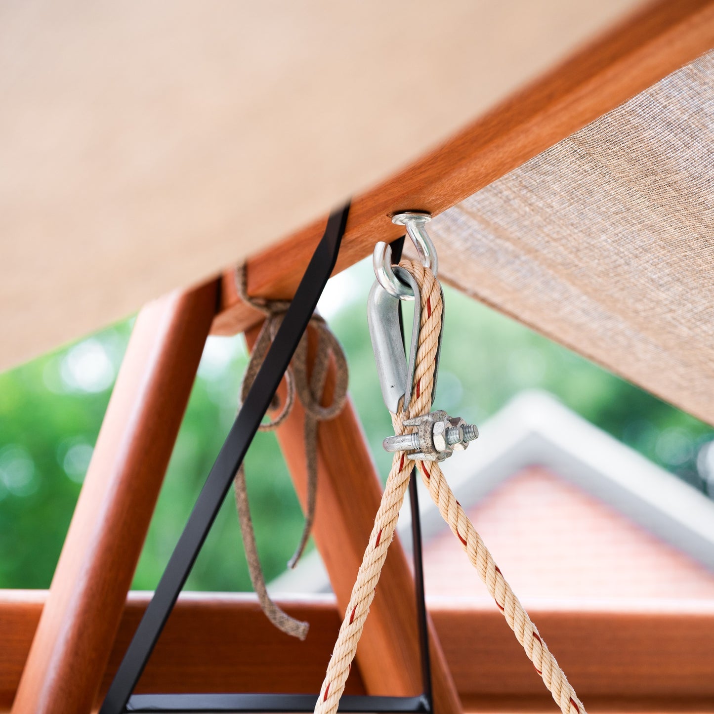 Norfolk Leisure Eucalyptus Twin Swing Bench