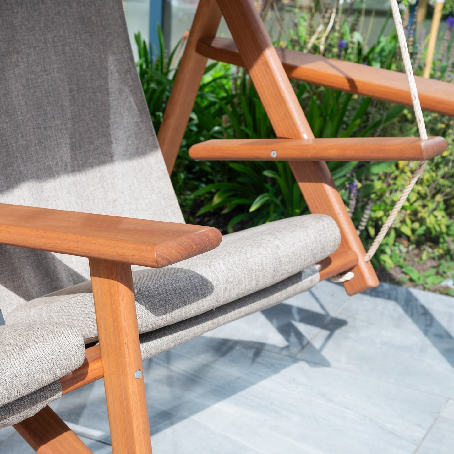 Norfolk Leisure Eucalyptus Twin Swing Bench