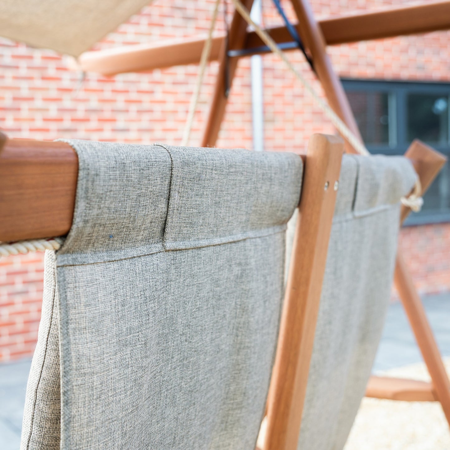 Norfolk Leisure Eucalyptus Twin Swing Bench