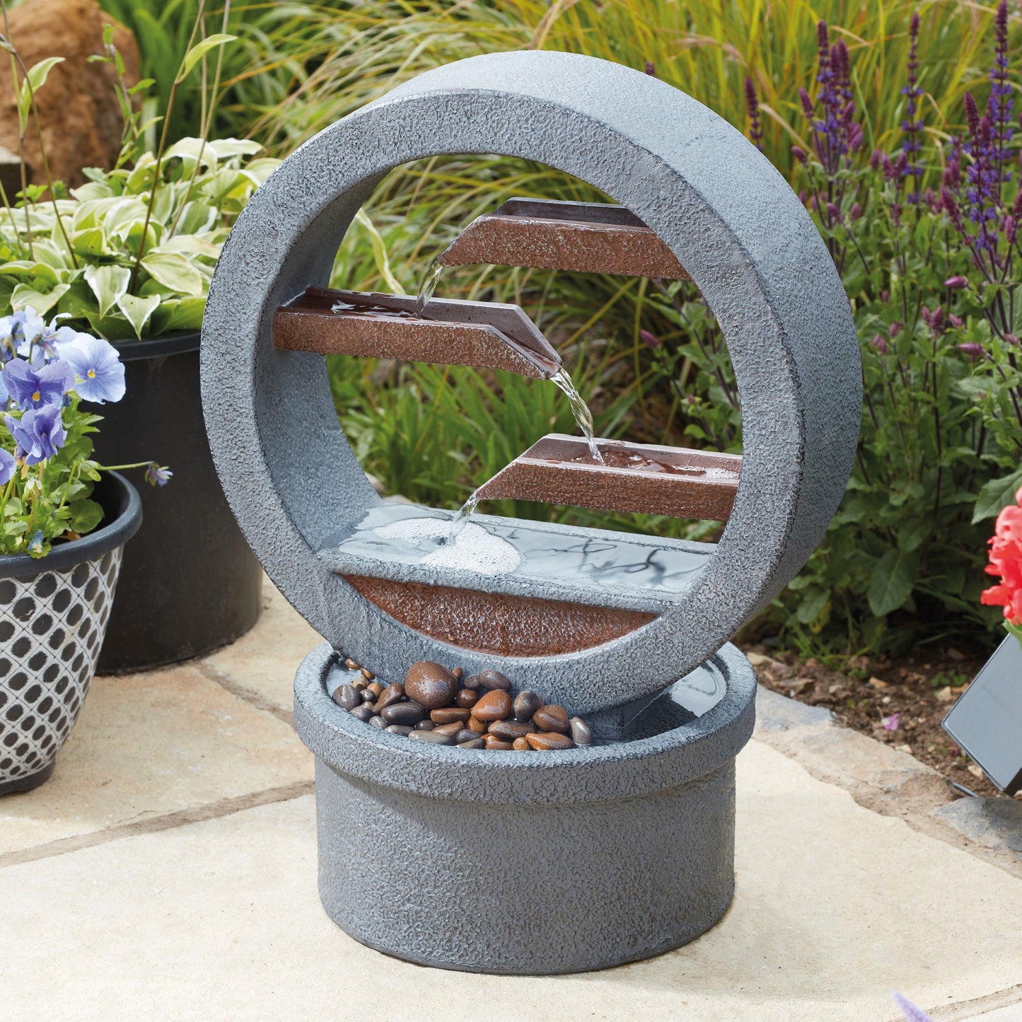 Omega Cascade - Smart Garden Solar Water Feature