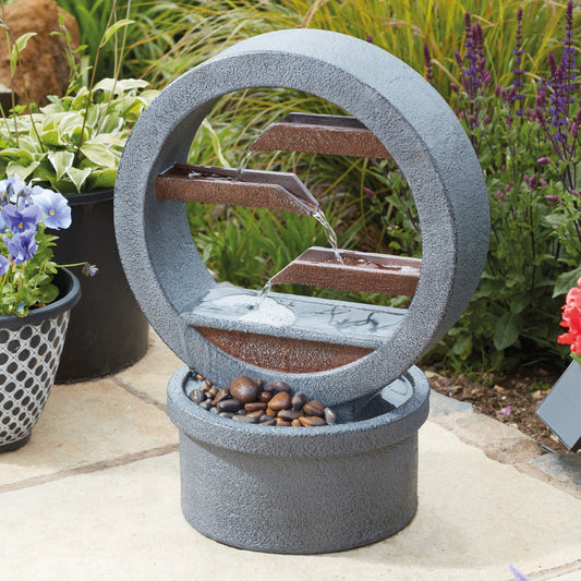 Omega Cascade - Smart Garden Solar Water Feature