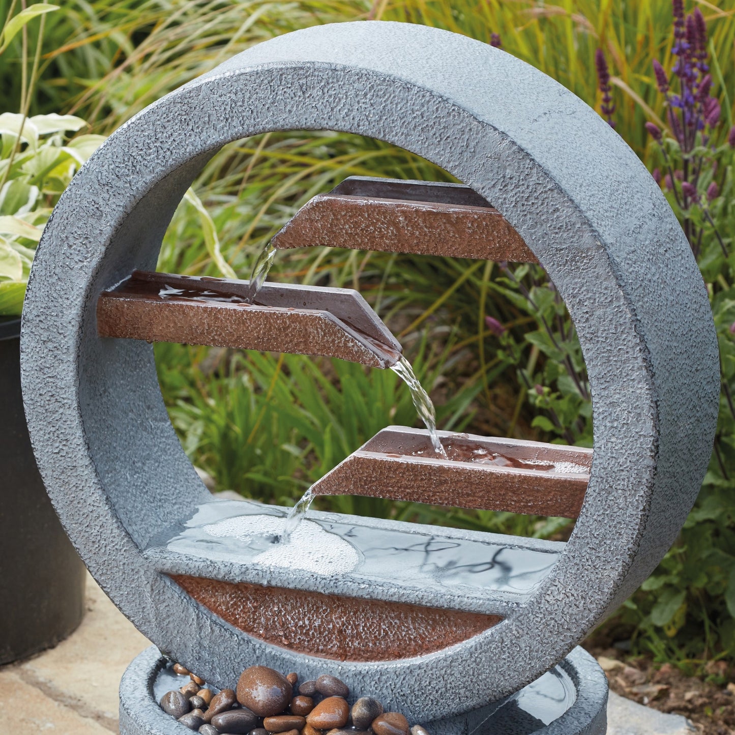 Omega Cascade - Smart Garden Solar Water Feature