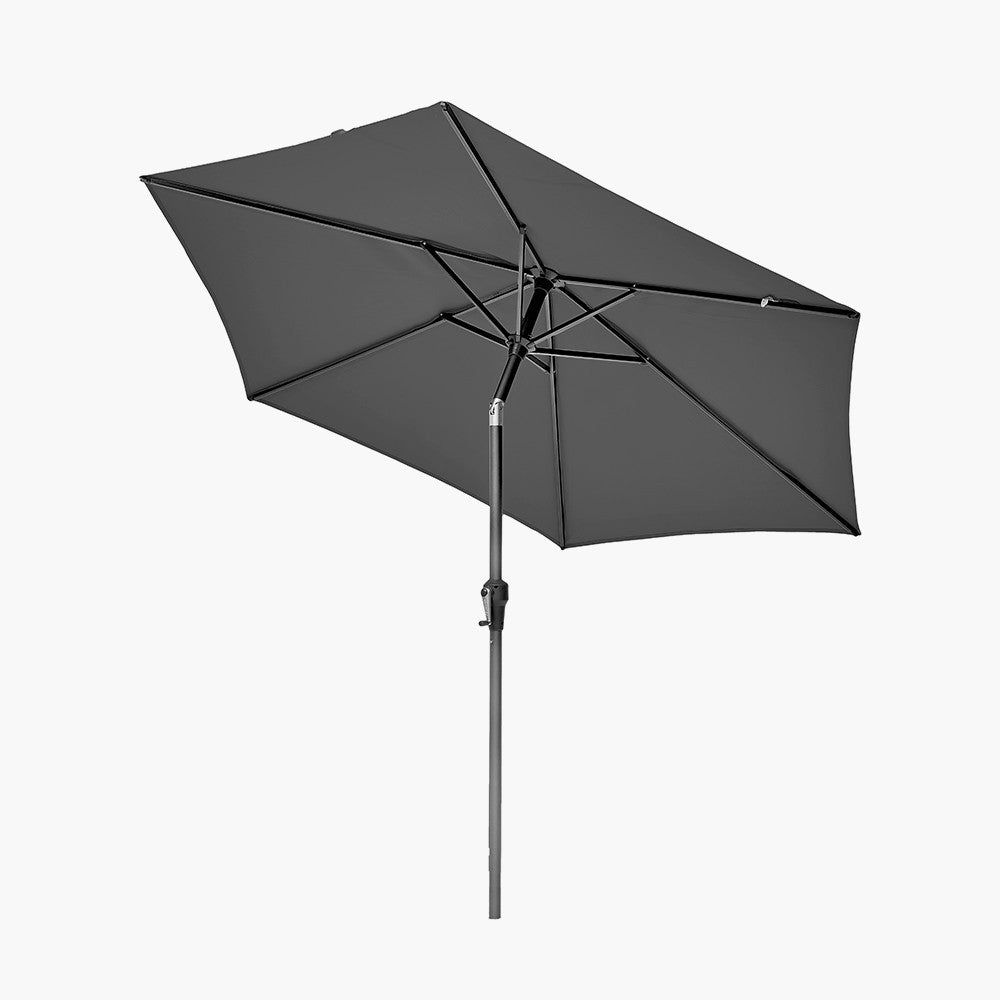 Pacific Lifestyle Riva 2.5m Round Parasol - Anthracite