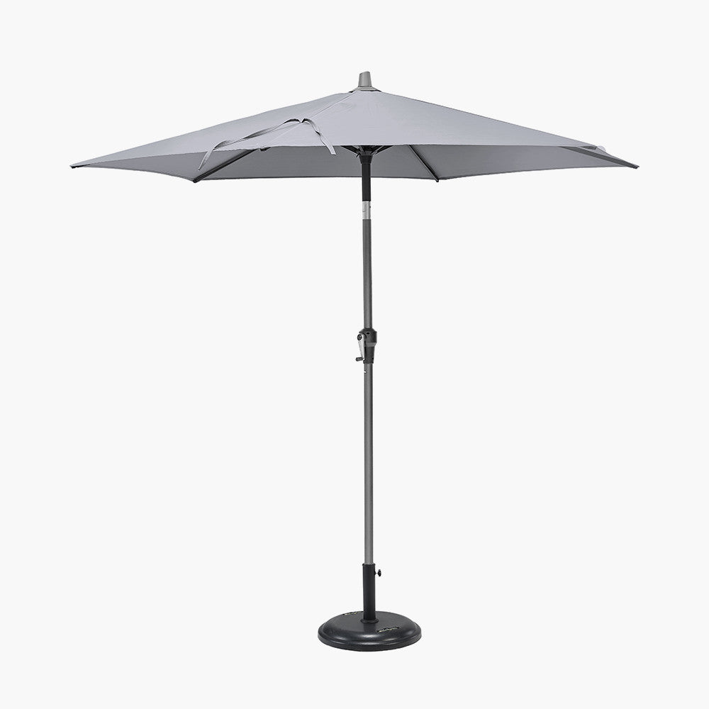 Pacific Lifestyle Riva 2.5m Round Parasol - Luna Grey