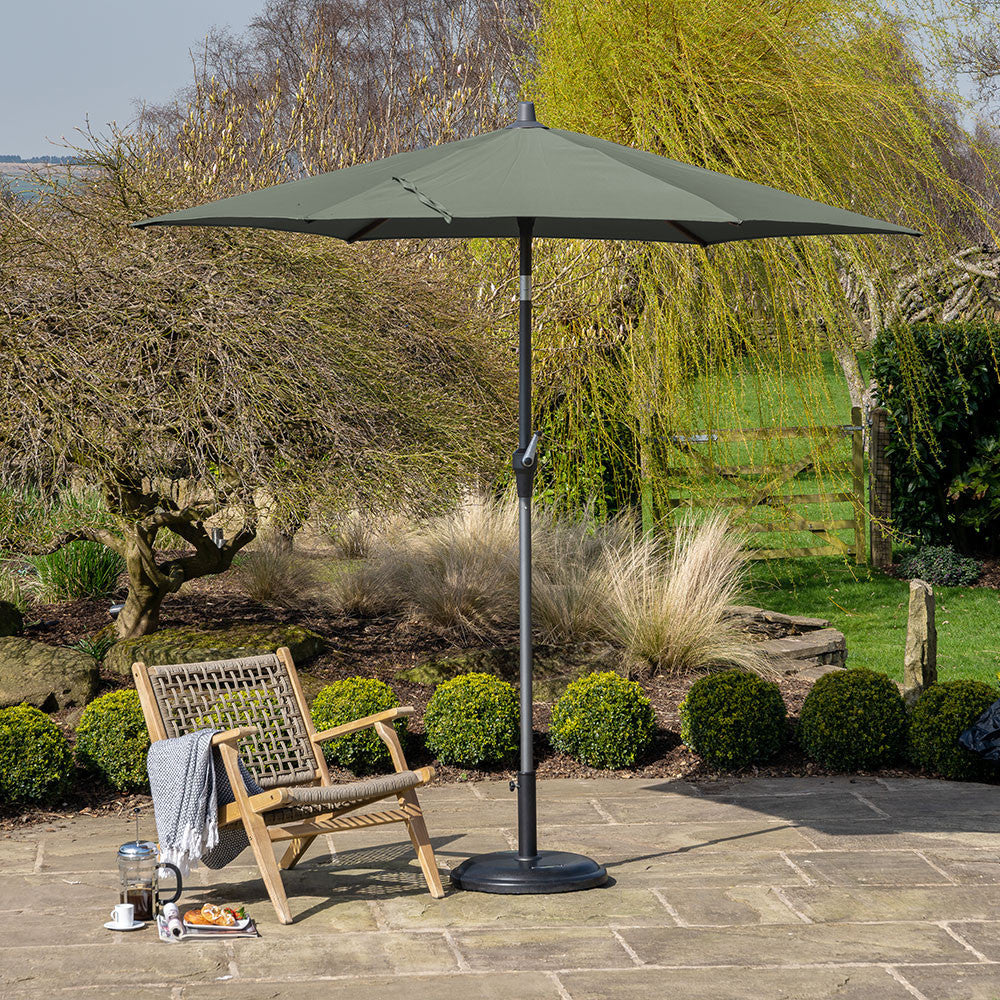 Pacific Lifestyle Riva 2.5m Round Parasol - Olive