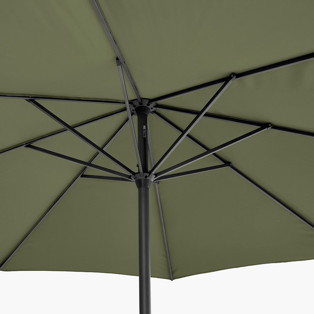 Pacific Lifestyle Riva 3.5m Round Parasol - Olive