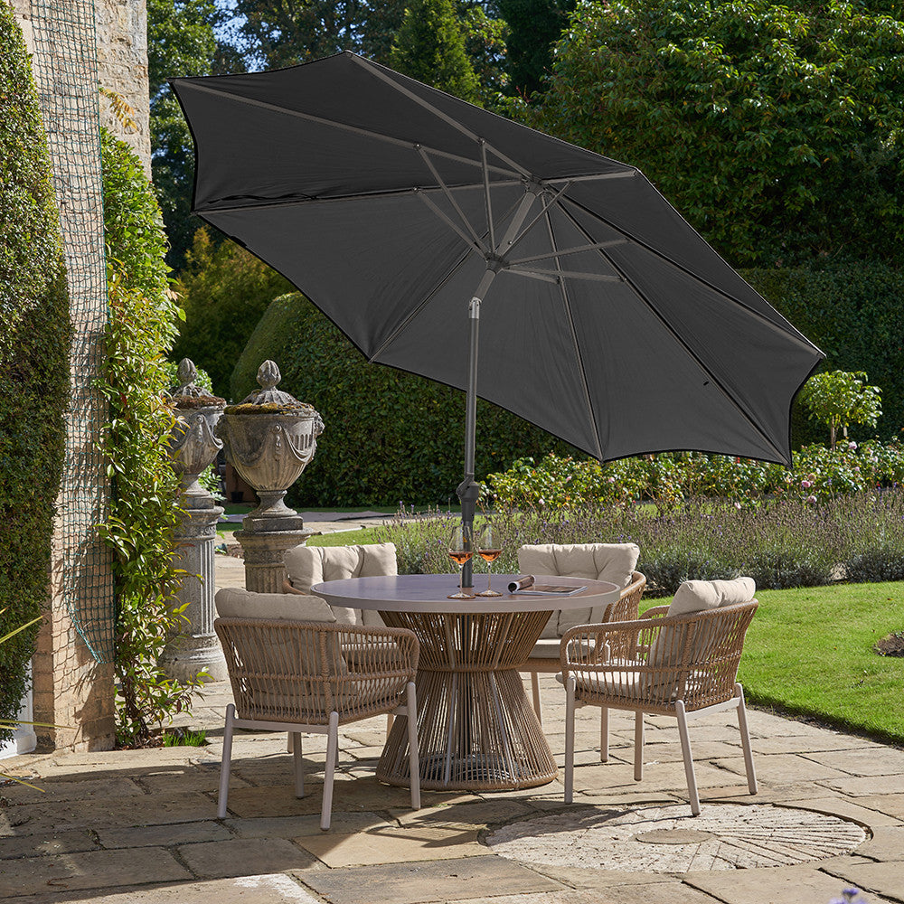 Pacific Lifestyle Riva 3m Round Parasol - Anthracite