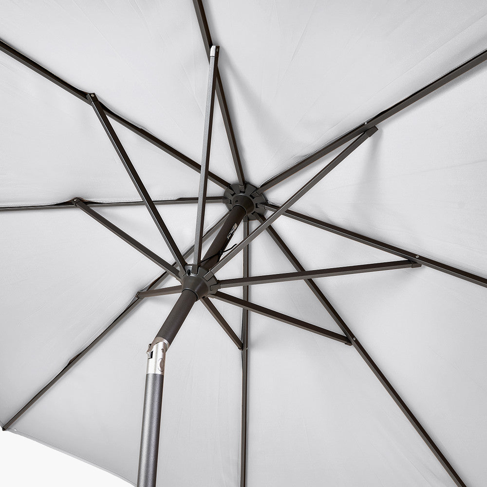 Pacific Lifestyle Riva 3m Round Parasol - Luna Grey