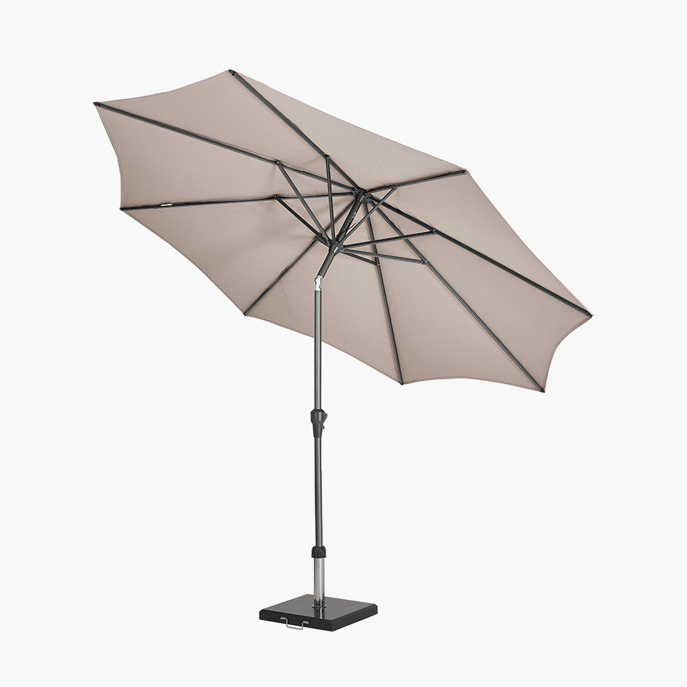 Pacific Lifestyle Riva 3m Round Parasol - Taupe