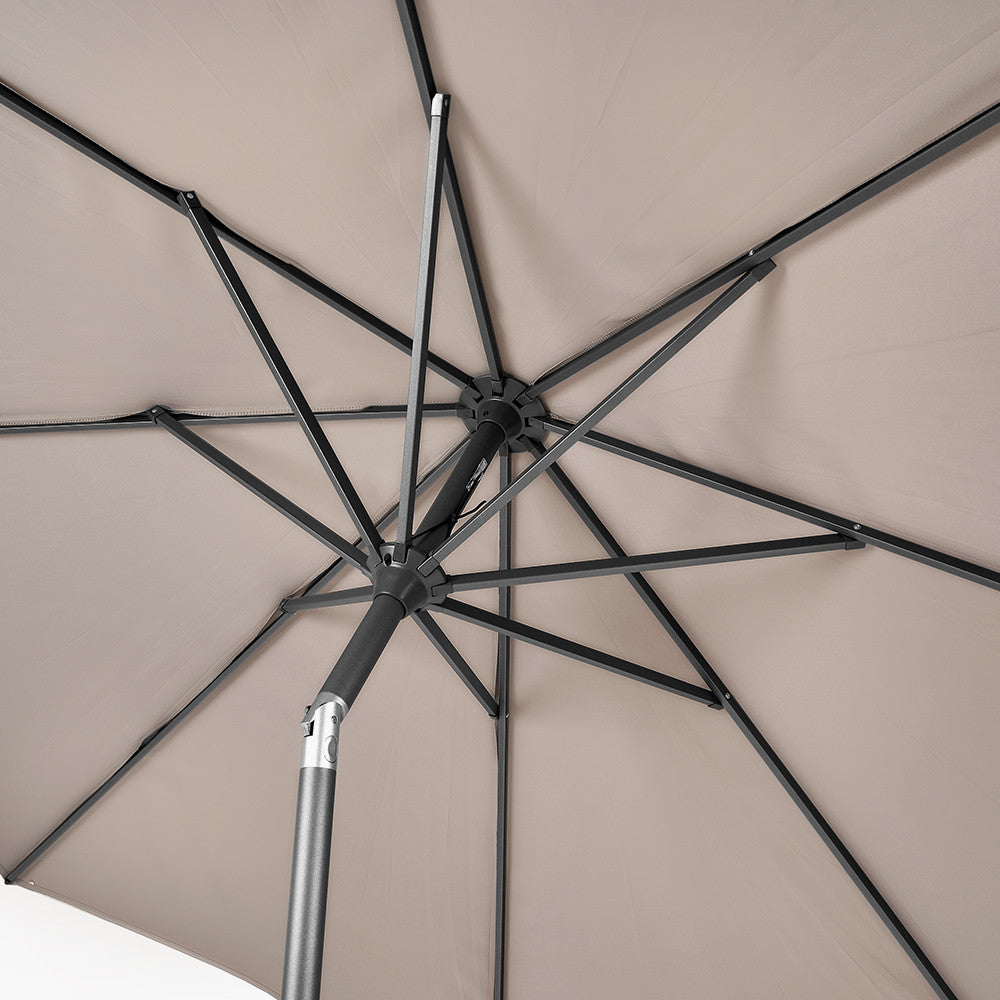 Pacific Lifestyle Riva 3m Round Parasol - Taupe