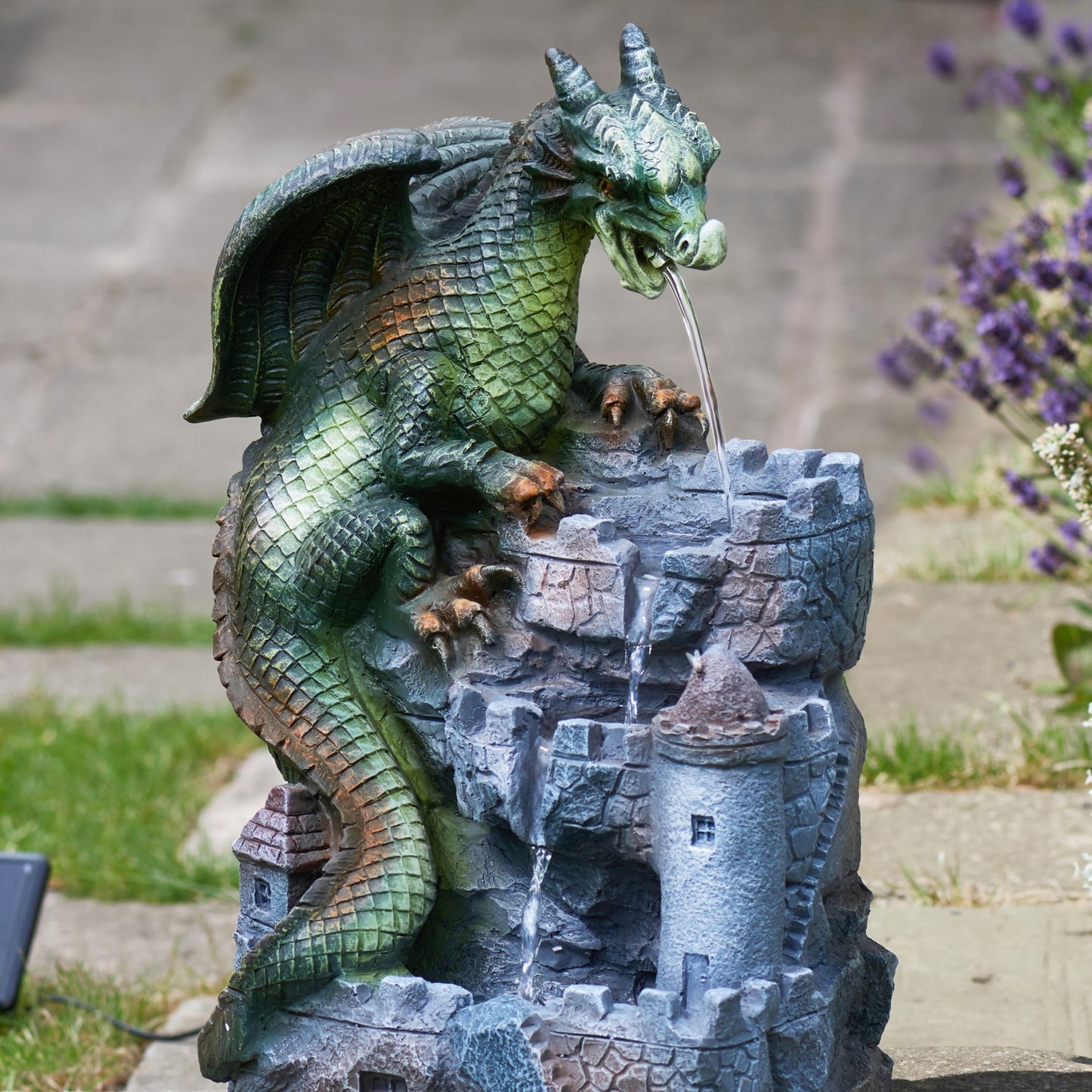 Dragon's Keep - Smart garden Solar Water Feature