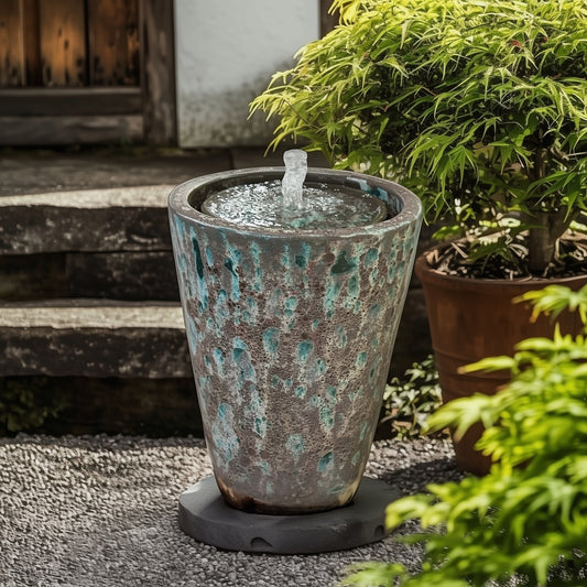 Small Pot Turquoise - Altico Water Feature