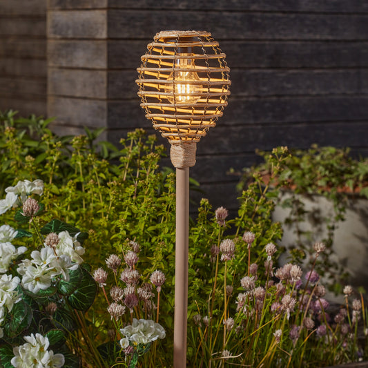 Smart Garden - Lumina Rattan Stake Light | Natural