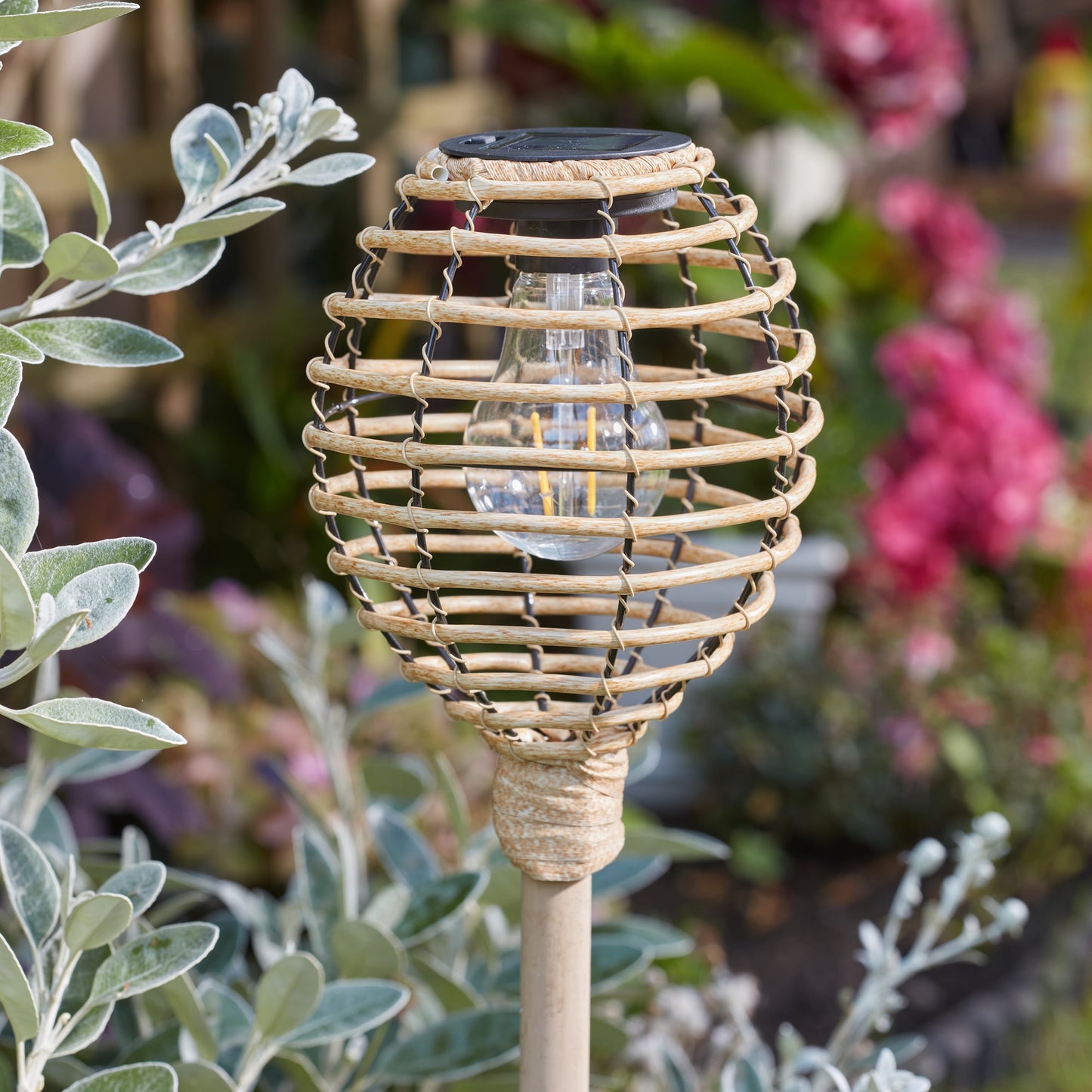 Smart Garden - Lumina Rattan Stake Light | Natural