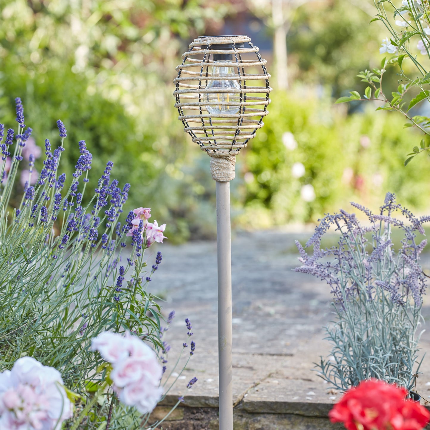 Smart Garden - Lumina Rattan Stake Light | Natural