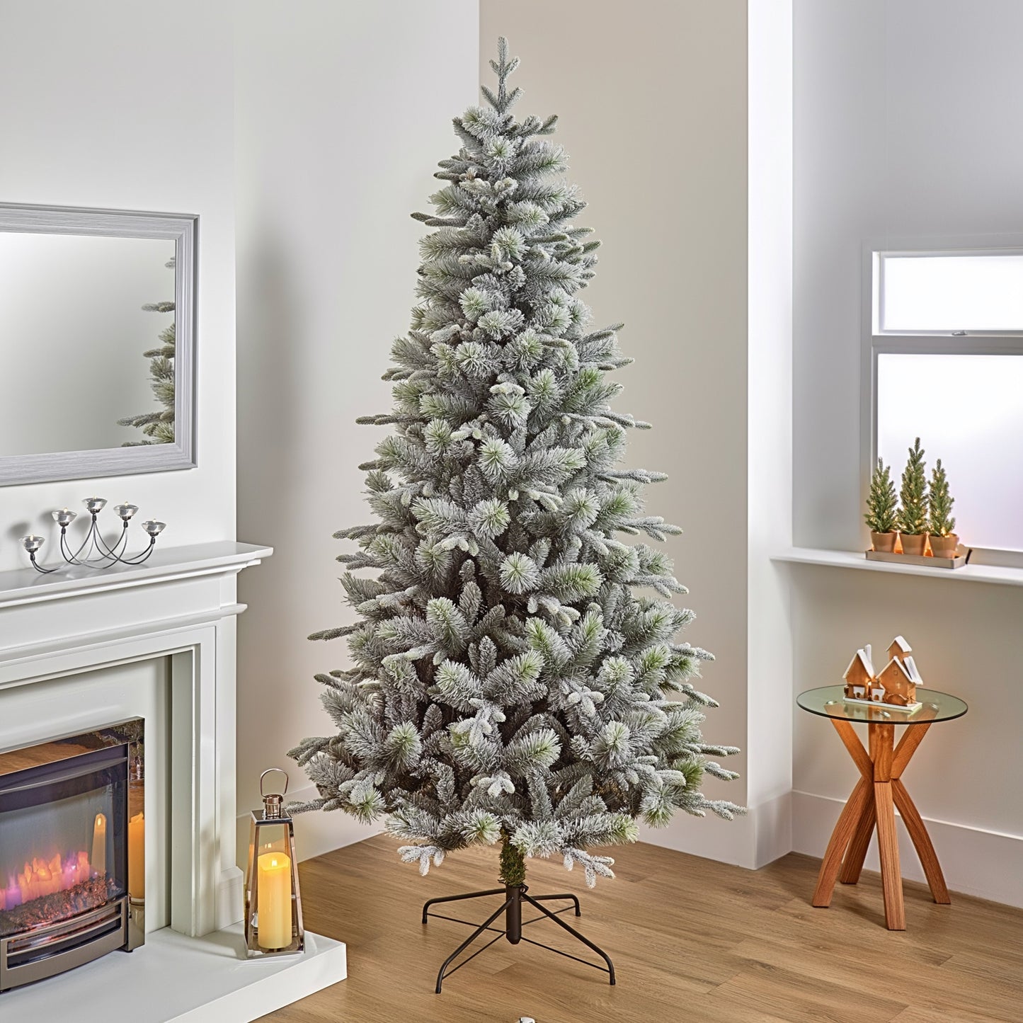 7.5ft Snowy Ashford - National Tree Christmas Tree | AT39