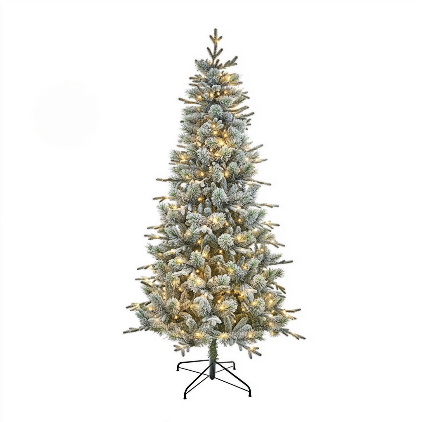 7.5ft Snowy Ashford Pre-Lit - National Tree Christmas Tree | AT45