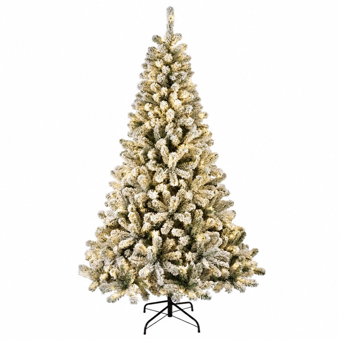 6ft Snowy Kingsley Pine Pre-Lit - Kaemingk Everlands Christmas Tree | AT26