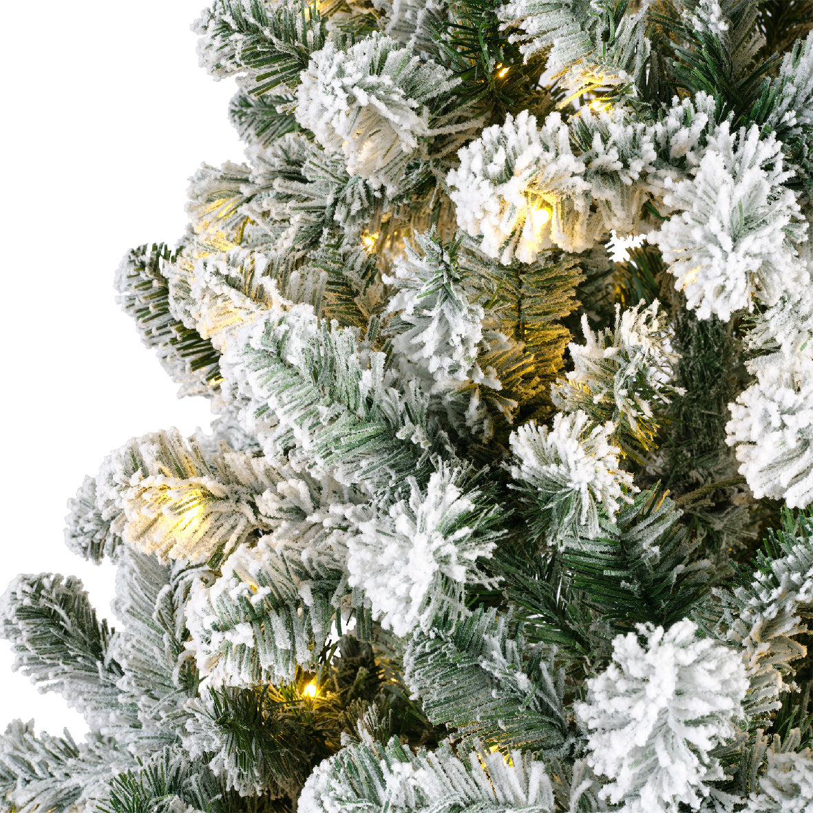 6ft Snowy Kingsley Pine Pre-Lit - Kaemingk Everlands Christmas Tree | AT26