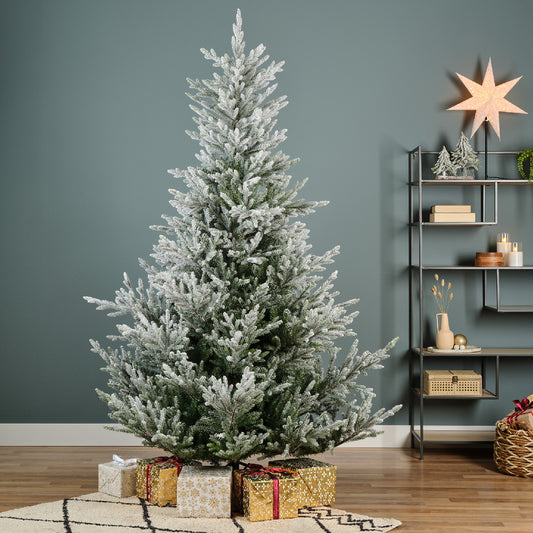 7FT Snowy Zermatt Spruce - Kaemingk Everlands Christmas Tree | AT54