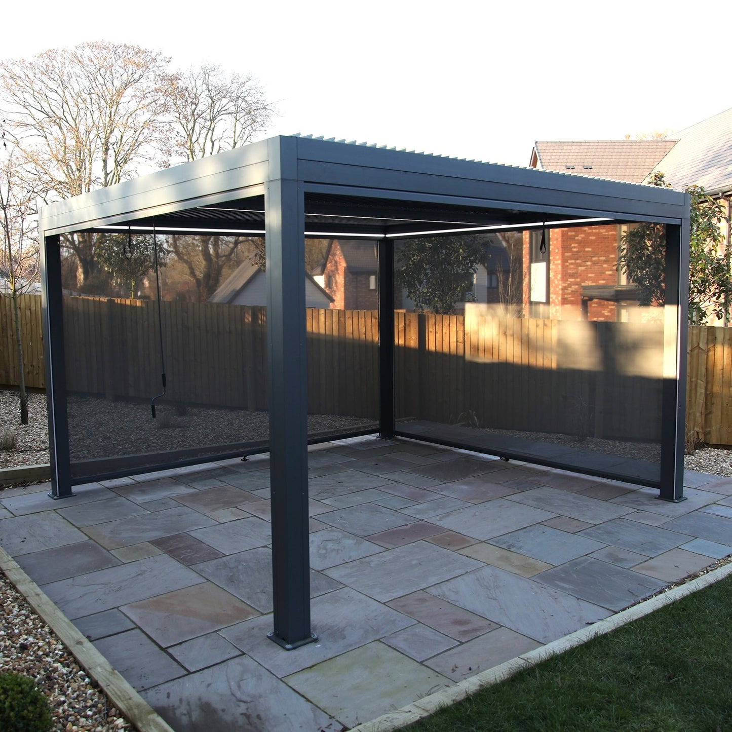 Supremo Belfort 3x4m Pergola - Charcoal