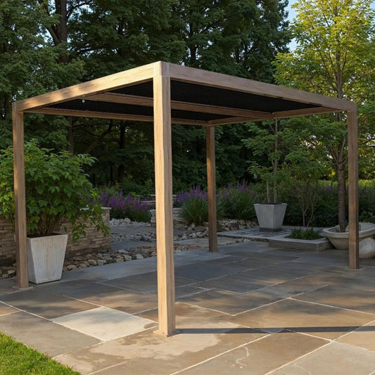 Supremo Belford 3x4m Pergola - Wood Effect