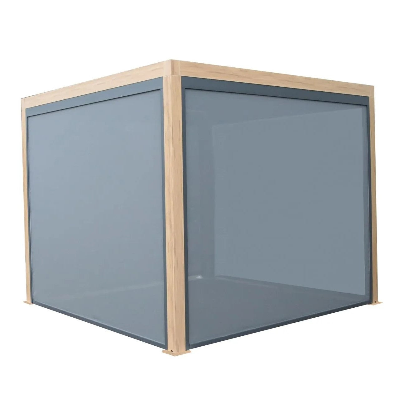 Supremo Belfort 3x3m Pergola - Wood Effect