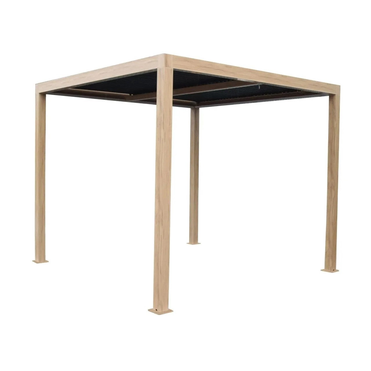 Supremo Belfort 3x3m Pergola - Wood Effect