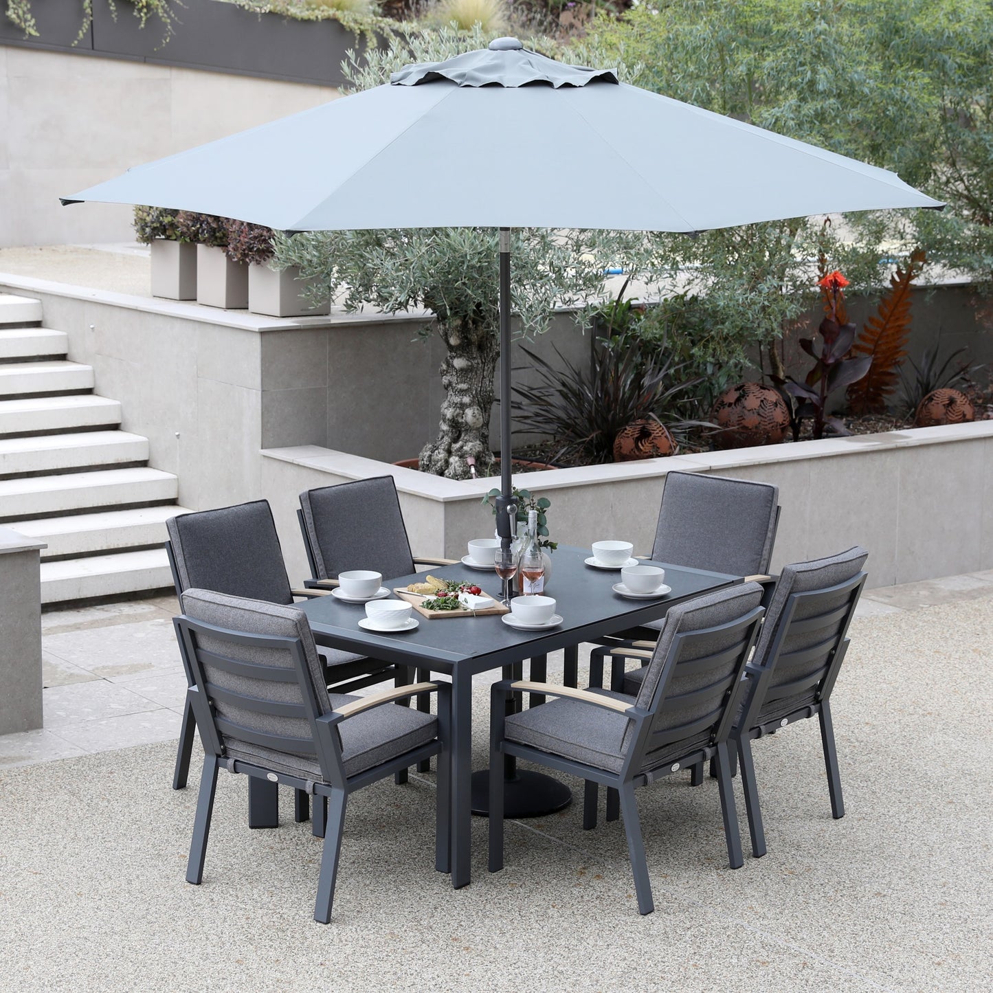 Supremo Modena 6 Seat Dining Set | A0014