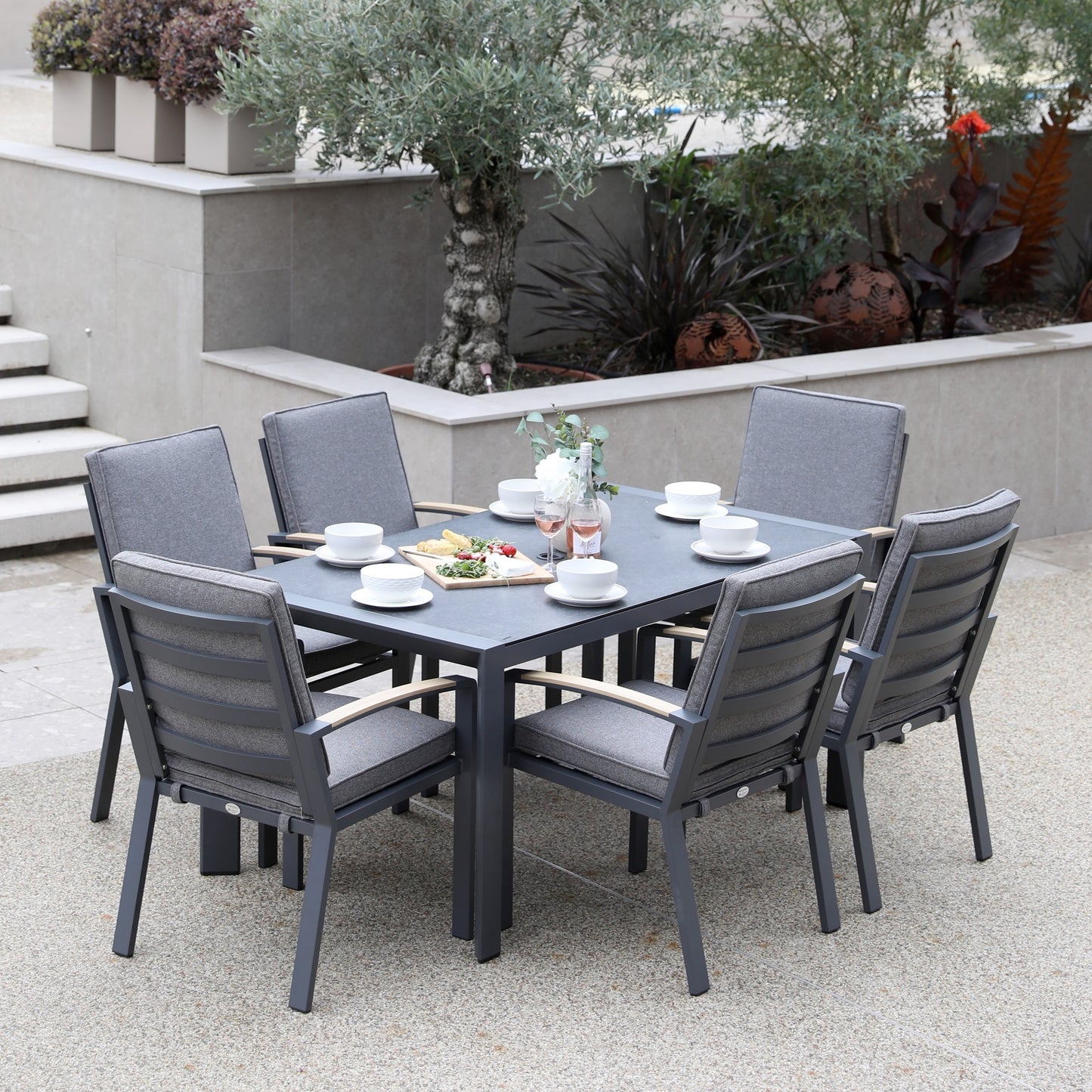 Supremo Modena 6 Seat Dining Set | A0014