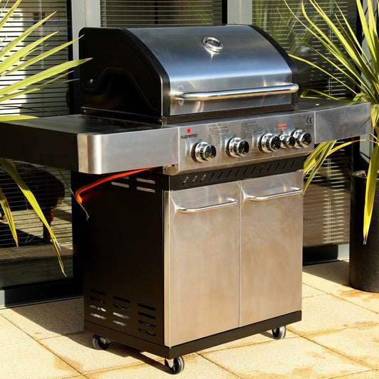Supremo Series 2 - 4 Burner BBQ with Side Burner