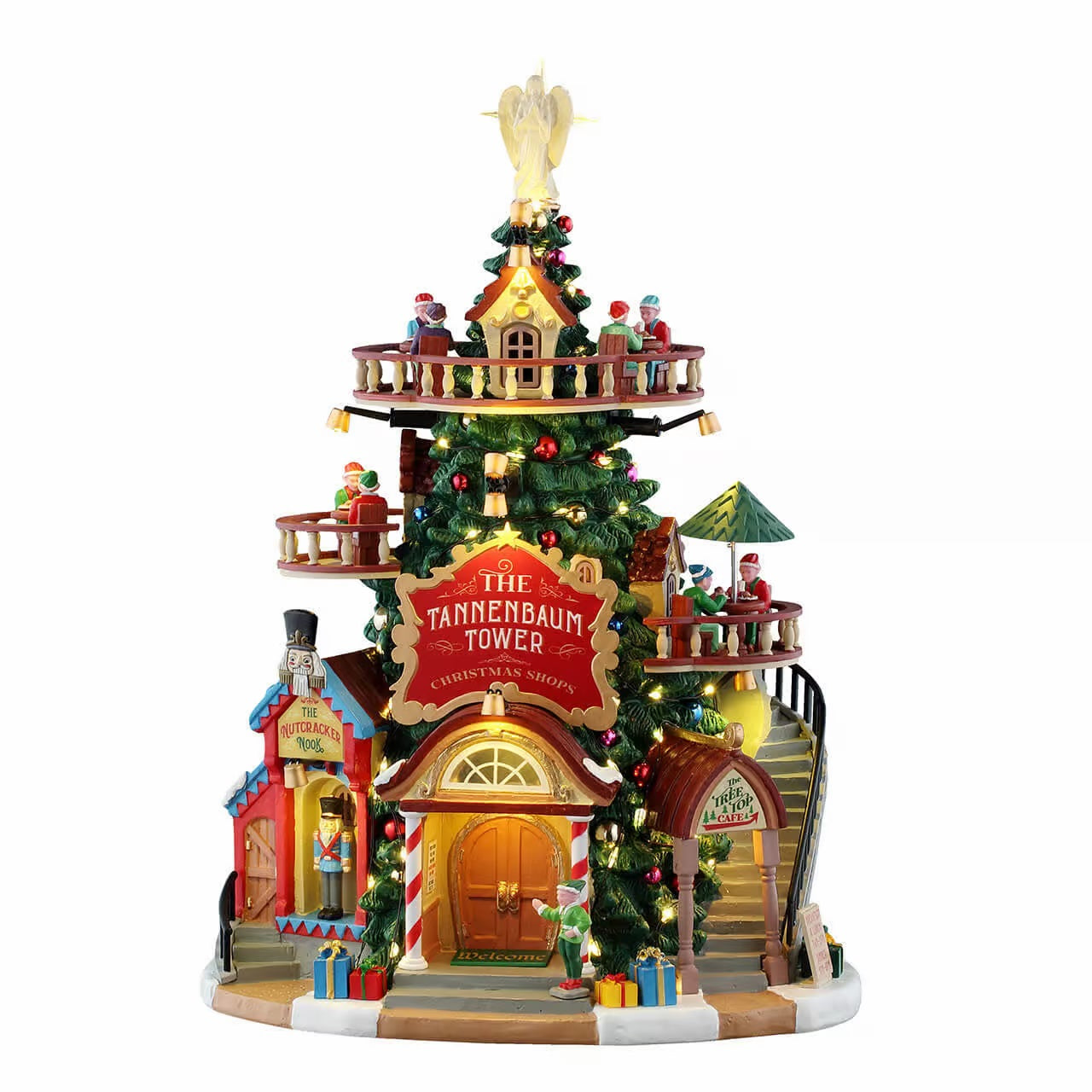 The Tannenbaum Tower Christmas Shops | Lemax Christmas Villages