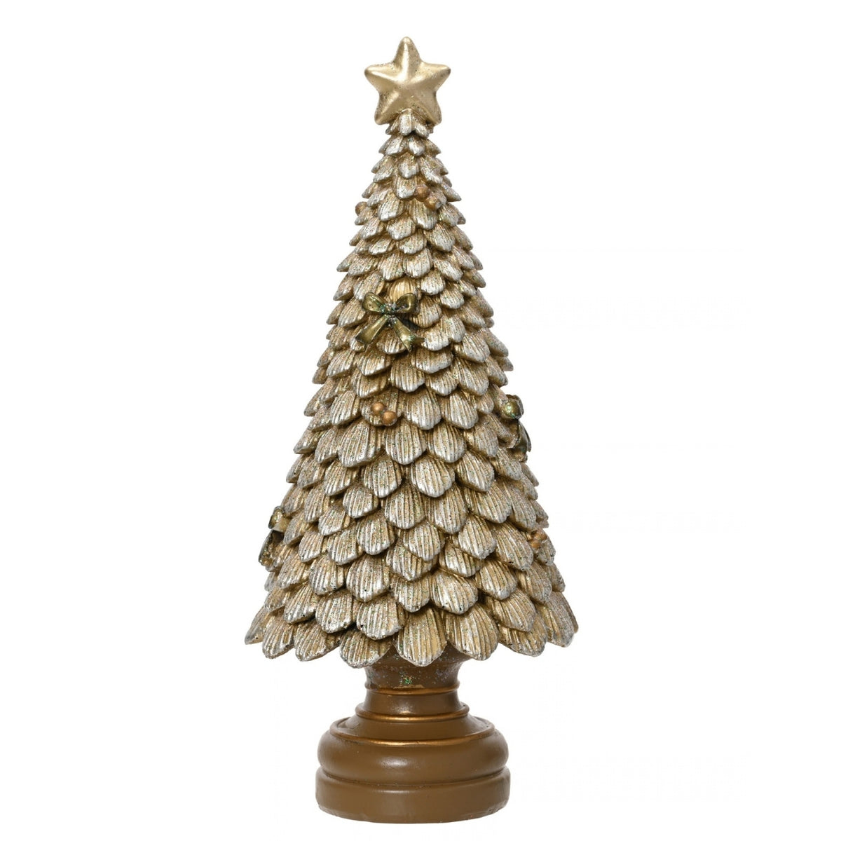 Gold Glitter Tree - 23cm