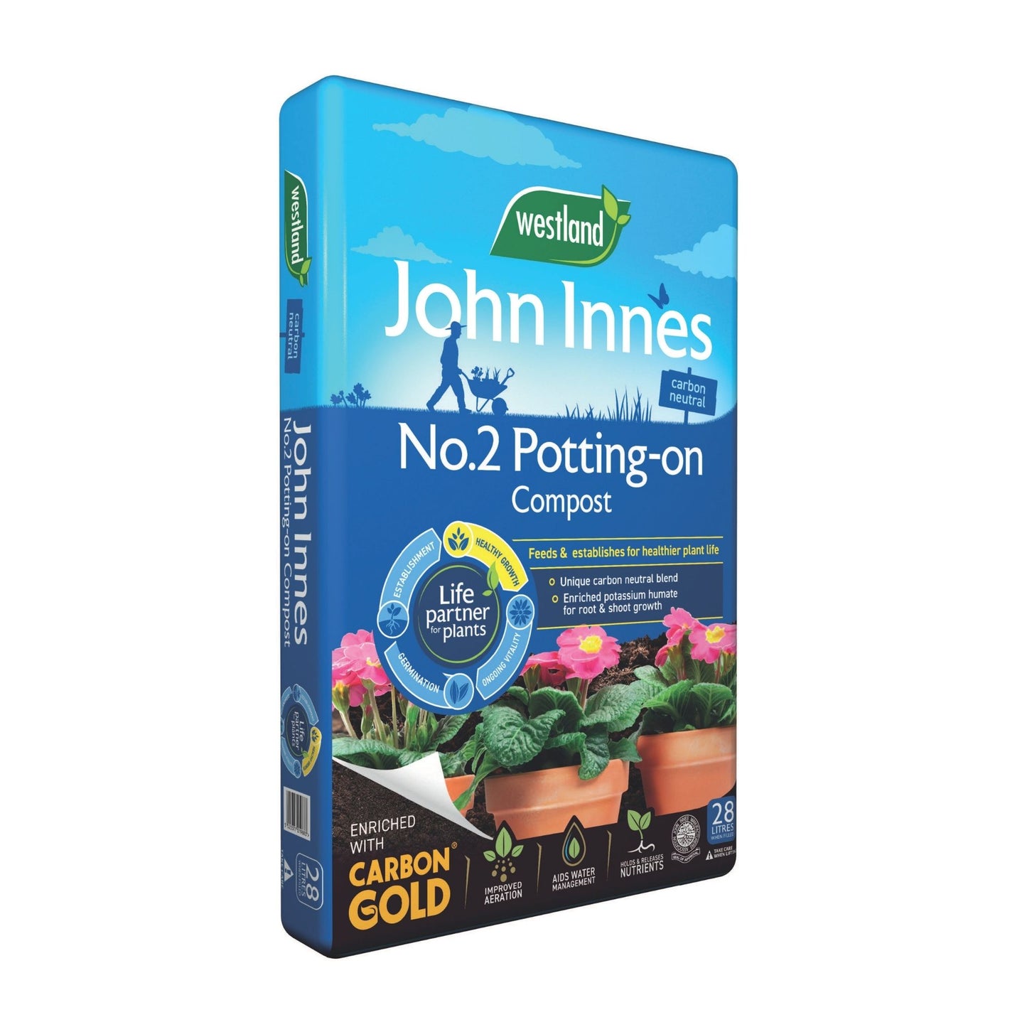 Westland - Peat Free John Innes No.2 Potting-on Compost 28L