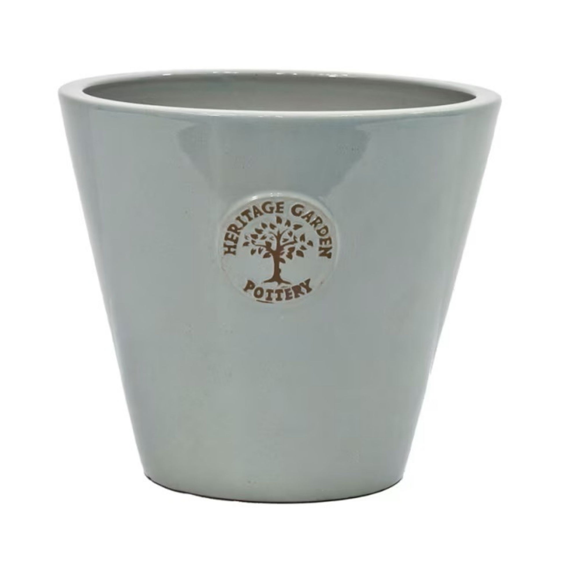 edwardian heritage plant pots Woodlodge Edwardian Light Grey Stacking Pot